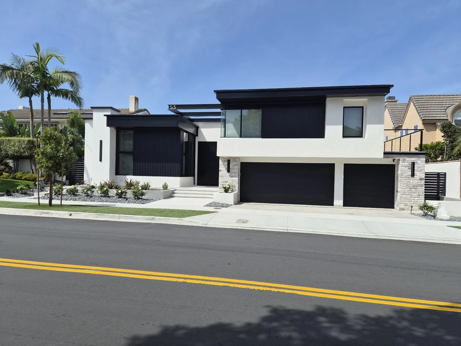 Modern exterior in Huntington Beach by Sharp's Painting