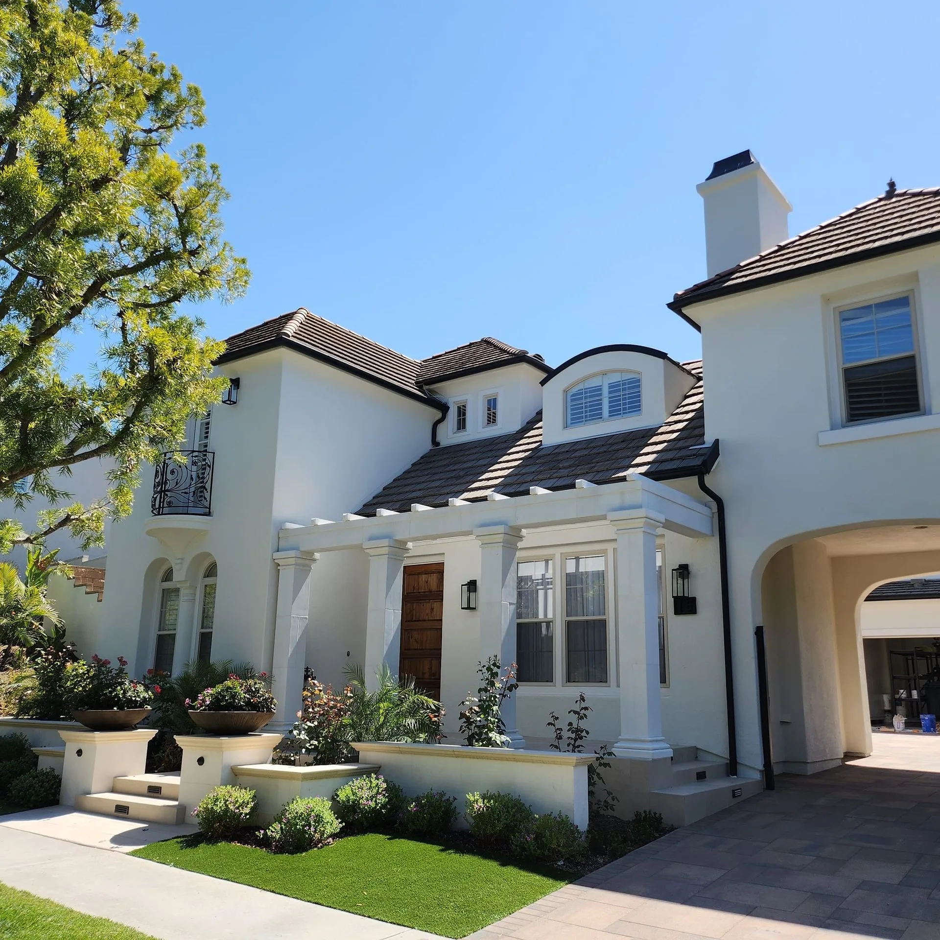 Coastal exterior repaint in Newport Beach by Sharp's Painting